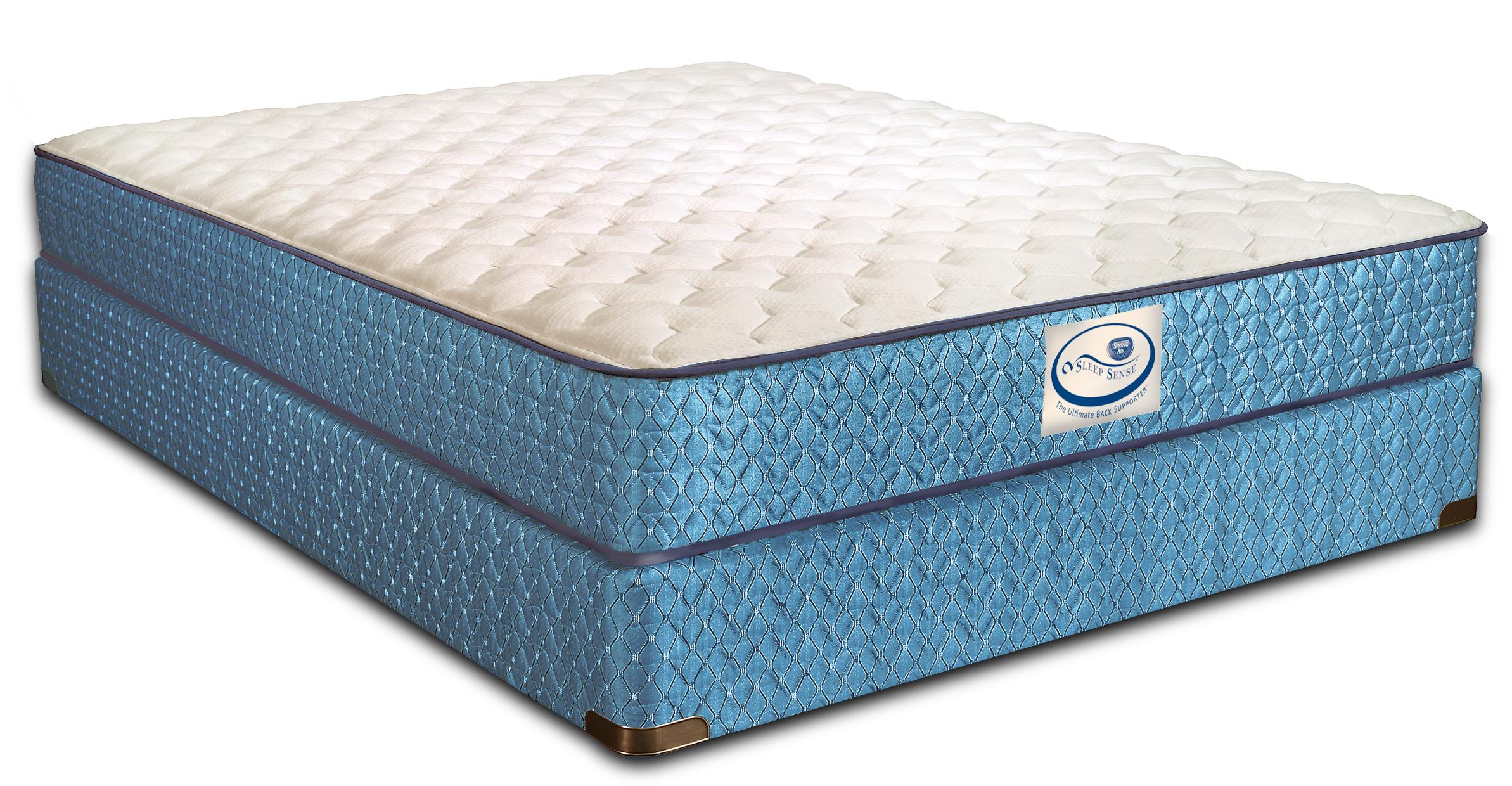 Spring Air Sleep Sense FirmF+080JF Full Firm Mattress and EcoWood